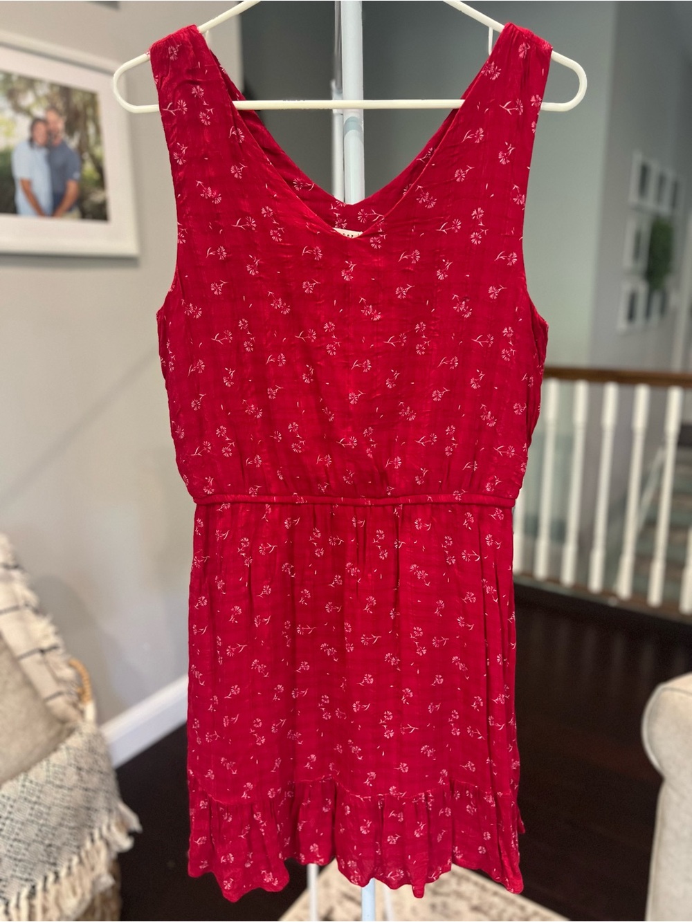 Copper Key Pink Floral Sleeveless Dress - Medium